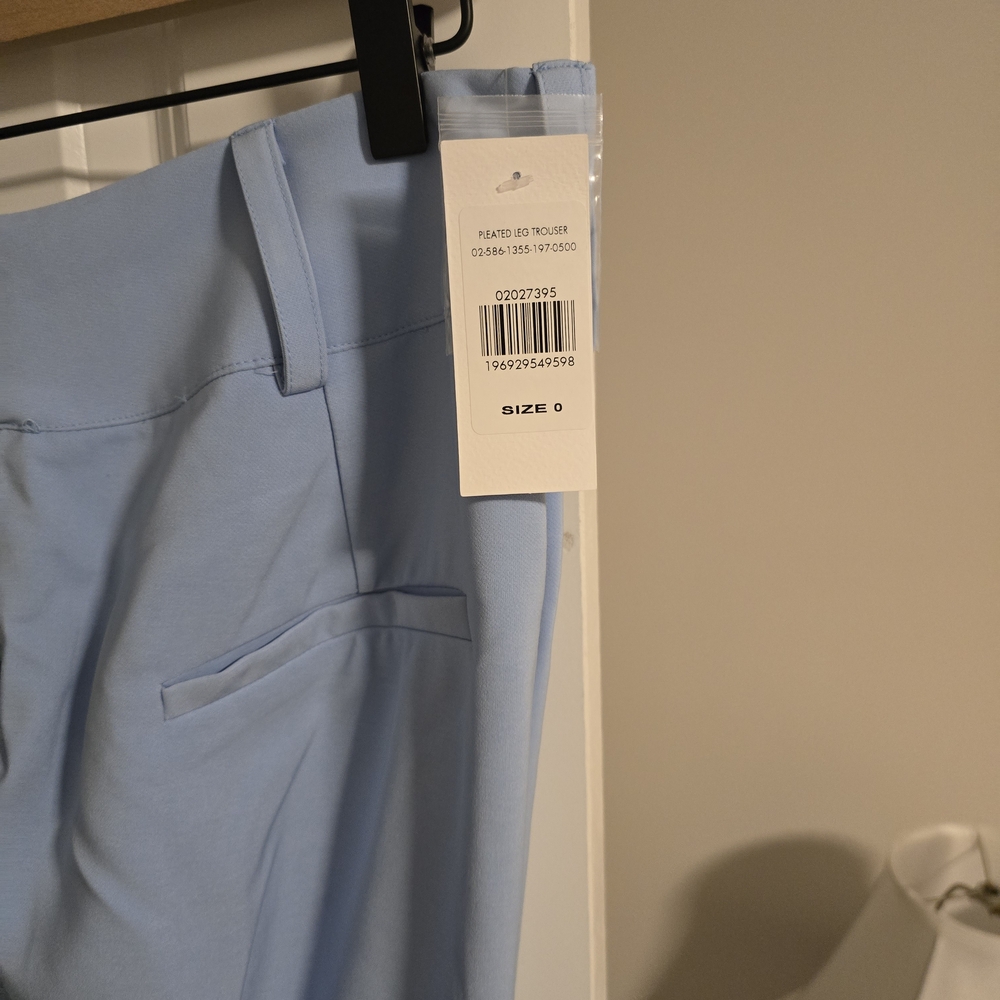 New York & Company Sky Blue Wide Leg Pants